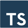 Logo for typescript